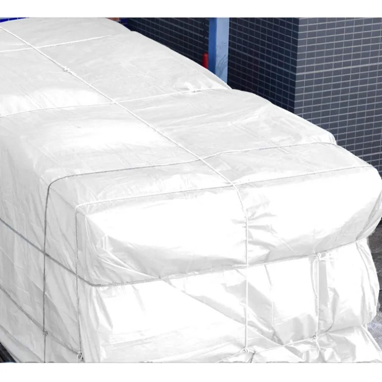Abdeckplane Gewebeplane mit Ösen 2x3 m 180g/m² in Weiß aus PEAbdeckplane Gewebeplane mit Ösen 2x3 m 180g/m² in Weiß aus PE