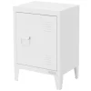 Aktenschrank Büroschrank Industrial 40x30x57,5 cm Weiß aus Stahl ML-Design