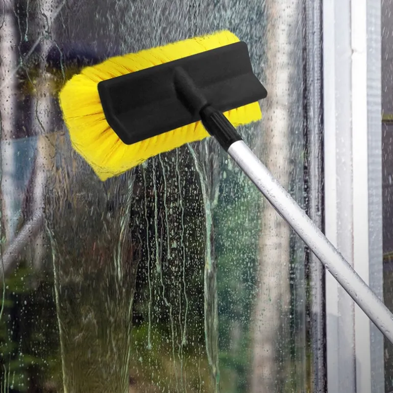 Auto Waschbürste mit Aluminium Teleskop Stiel bis 300 cm