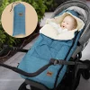 Babyfußsack 94x48x10 cm Jeans-Blau aus Polyester Joyz