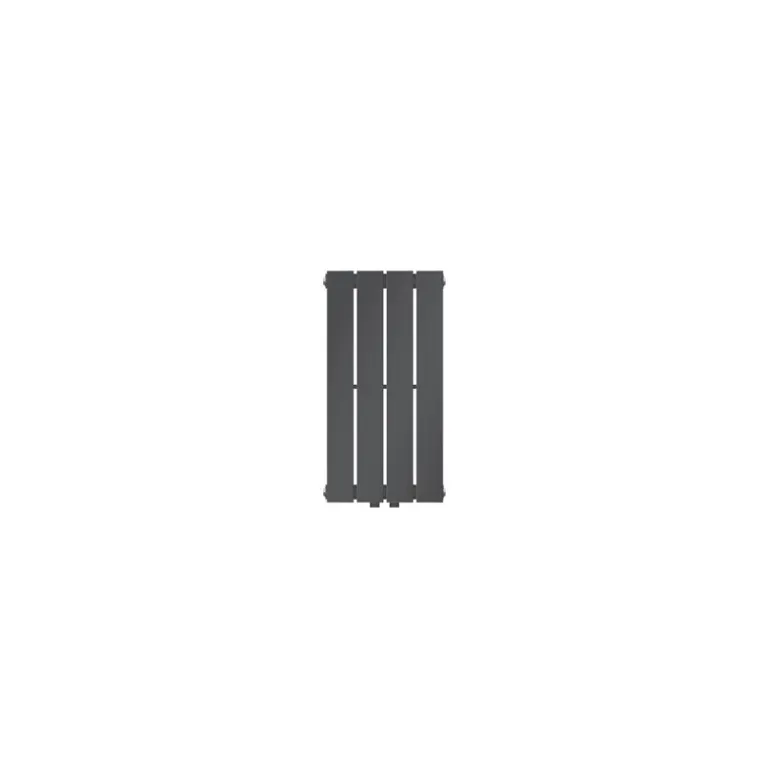 Badheizkörper Einlagig Vertikal 600x300 mm Anthrazit mit Mittelanschluss LuxeBath