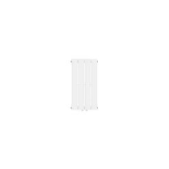 Badheizkörper Einlagig Vertikal 600x300 mm Weiß mit Mittelanschluss LuxeBath