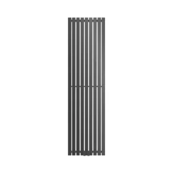 Badheizkörper Mittelanschluss 480x1800 mm Anthrazit mit Universale Anschlussgarnitur LuxeBath