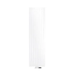 Badheizkörper Mittelanschluss 480x1800 mm Weiß mit Universal Thermostatventil LuxeBath