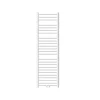 Badheizkörper Mittelanschluss 400x1500 mm Weiß gebogen inkl. Montagematerial LuxeBath