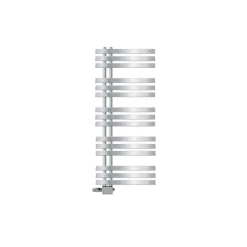 Badheizkörper Mittelanschluss 500x1200 mm Chrome mit Universal Anschlussgarnitur LuxeBath