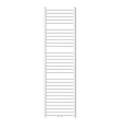 Badheizkörper Mittelanschluss 500x1800 mm Weiß gerade inkl. Montagematerial LuxeBath