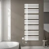 Badheizkörper Mittelanschluss 600x1600 mm Weiß mit Heizstab 1200W LuxeBath