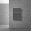 Badheizkörper Mittelanschluss 600x800 mm Anthrazit vertikal LuxeBath