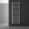 Badheizkörper Sahara 500x1500 mm Chrome gebogen mit Seitenanschluss