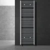 Badheizkörper Sahara 600x1800 mm Chrom gerade mit Seitenanschluss