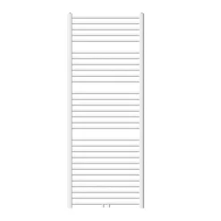 Badheizkörper Sahara 750x1800 mm weiß gebogen mit Mittelanschluss