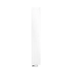Badheizkörper Stella 260x1800 mm Weiß mit Universale Anschlussgarnitur