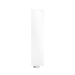 Badheizkörper Vertikal mit Mittelanschluss 370x1600 mm Weiß mit Universal Anschlussgarnitur LuxeBath