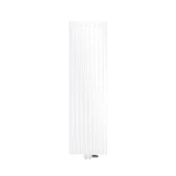 Badheizkörper 480x1600 mm Weiß mit Boden Anschlussgarnitur