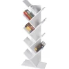 Bücherregal 50x25x140 cm Weiß inkl. 8 Ebenen in Bauform ML-Design