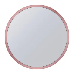 Beistelltisch 2er Set Ø 40x45 / 45x55 cm Kupfer aus Metall und Spiegelglas WOMO-Design