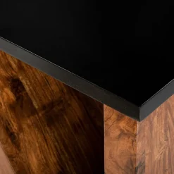 Beistelltisch N-Form 45x30x60 cm Braun aus Akazienholz WOMO-Design