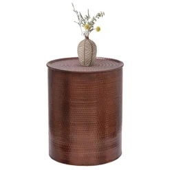 Beistelltisch Ø 40x50 cm Kupfer aus Aluminium WOMO-Design