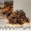 Cluster Lichterkette LED 11m, 1512 LEDs Warmweiß, 8 Leuchtmodi IP44 Innen/Außen
