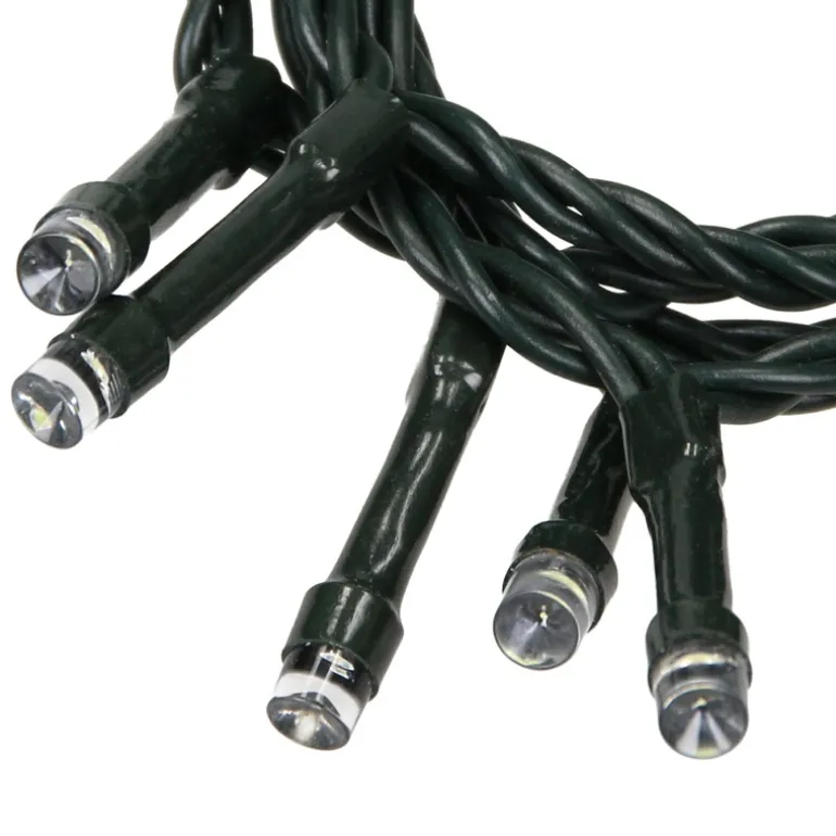 Cluster Lichterkette LED 36m, 480 LEDs Kaltweiß, 8 Leuchtmodi IP44 Innen/Außen
