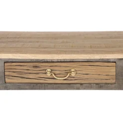 Couchtisch mit Schublade 117x70x45,5 cm Natur aus Mangoholz WOMO-Design