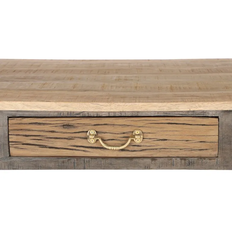 Couchtisch mit Schublade 117x70x45,5 cm Natur aus Mangoholz WOMO-Design