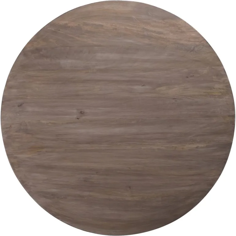 Couchtisch Ø 100x45 cm Braun aus Mangoholz WOMO-Design