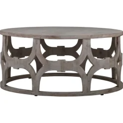 Couchtisch Ø 100x45 cm Natur aus Mangoholz WOMO-Design