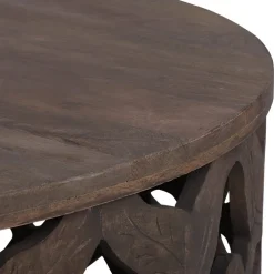 Couchtisch Ø 100x45 cm Natur aus Mangoholz WOMO-Design