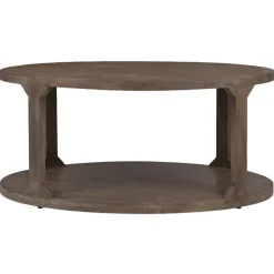 Couchtisch Ø 100x45 cm Natur aus Mangoholz WOMO-Design