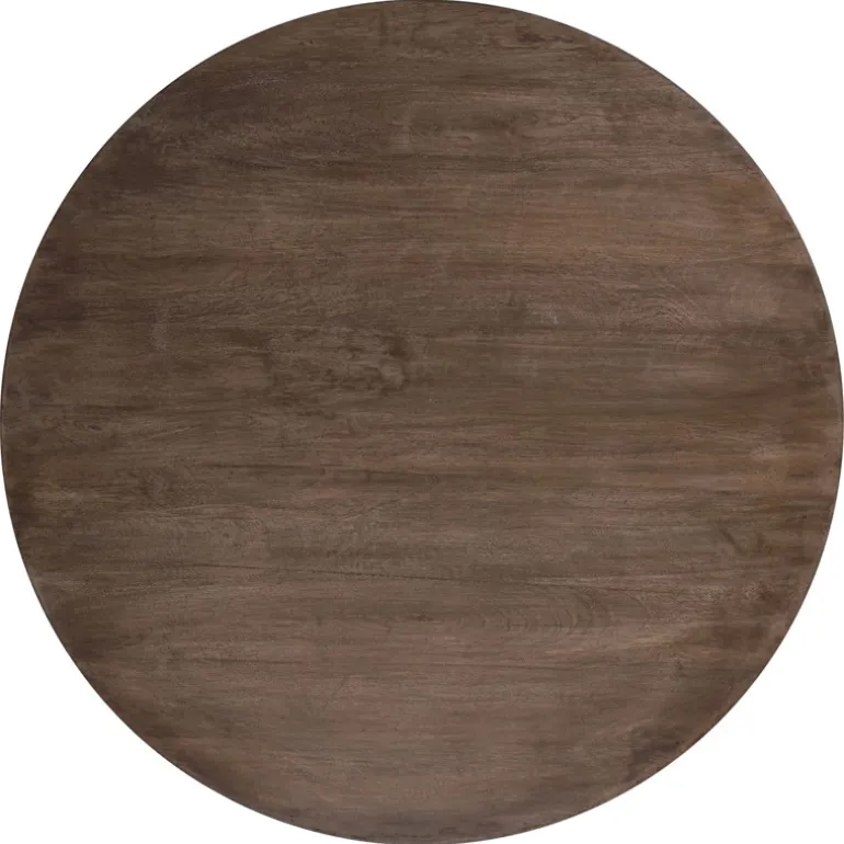 Couchtisch Ø 100x45 cm Natur aus Mangoholz WOMO-Design