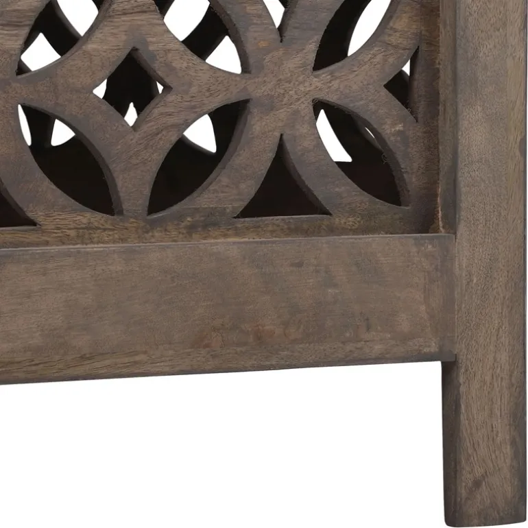 Couchtisch Ø 100x45 cm Natur aus Mangoholz WOMO-Design