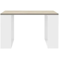 Couchtisch 65x65x40 cm Eiche-Optik/Weiß ML-Design