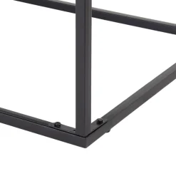 Couchtisch 120x60x46 cm Grau aus Metall und Mangoholz WOMO-Design