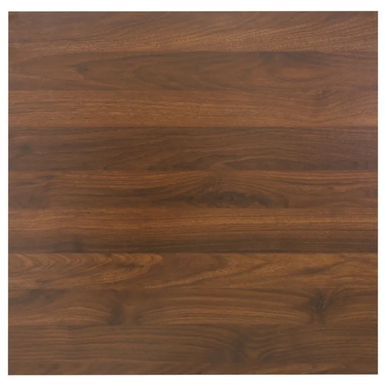 Couchtisch 65x65x40 cm Walnuss/Schwarz ML-Design