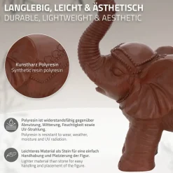 Deko Figur Elefant 36x19x39 cm Braun von ML-Design