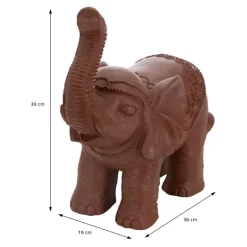 Deko Figur Elefant 36x19x39 cm Braun von ML-Design