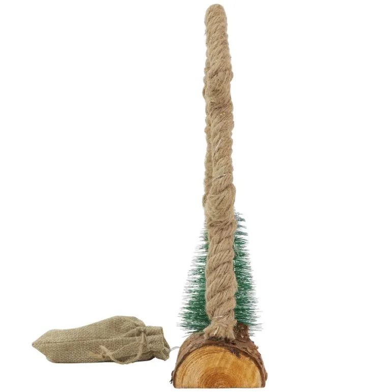 Deko LED Jute Stern mit LED-Beleuchtung