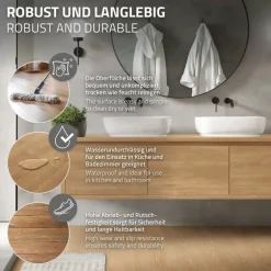 Deluxe PVC Klebevinylboden für 2,23 m² Eiche Sundance 2 mm dick ML-Design