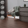 Deluxe PVC Klebevinylboden für 2,23 m² Rot-Braun Nuss 2 mm dick ML-Design