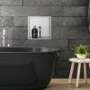 Duschnische 30x30 cm Silber aus Edelstahl Wandnische Duschablage LuxeBath
