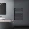 Elektrischer Badheizkörper mit Heizstab 300W 500x800 mm Anthrazit ML-Design