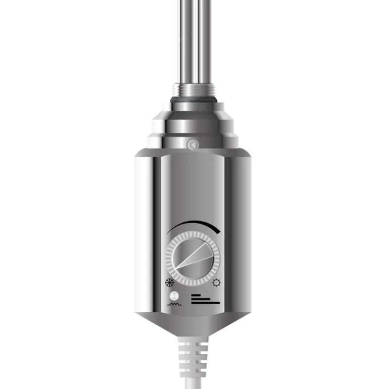 Elektrischer Badheizkörper mit Heizstab 300W 500x800 mm Anthrazit ML-Design