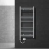 Elektrischer Badheizkörper mit Heizstab 900W 600x1200 mm gerade mit Seitenanschluss