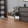 2er Set Deluxe PVC Klebevinylboden für 2,23 m² Roteiche Braun 2 mm dick ML-Design