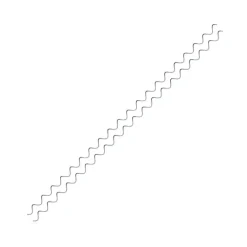 2er Set Gabione Säule rund Ø 35x100 cm Maschenweite 5x10 cm aus verzinktem Stahldraht