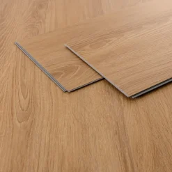 2er Set PVC Vinylboden Bodenbelag 7 Dielen 4,2mm für 1,54m² mit Klick-System Eiche Sandbar ML-Design