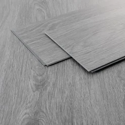 4er Set PVC Vinylboden Bodenbelag 7 Dielen 4,2mm für 1,54m² mit Klick-System Eiche Windswell Hickory ML-Design