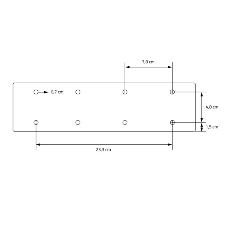 2er Set Tischbeine Bankkufen Loft 44x42 cm Industrial Profil 8x2cm Stahl U-Form ML-Design